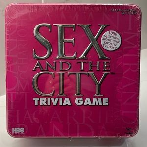 Sex and the City Trivia Game Brand New in Original Tin container box 2004
